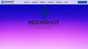 What Moonshott.com website looked like in 2020 (4 years ago)