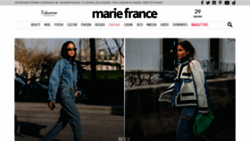 What Mariefrance.fr website looked like in 2020 (4 years ago)