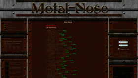 What Metal-nose.org website looked like in 2020 (4 years ago)