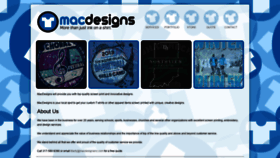 What Macdesignsinc.com website looked like in 2020 (4 years ago)