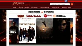 What Movieticketsandshowtimes.com website looked like in 2020 (4 years ago)