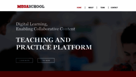 What Mega-school.com website looked like in 2020 (4 years ago)