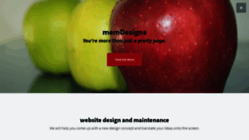 What Memdesigns.com website looked like in 2020 (4 years ago)
