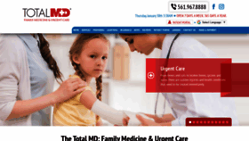What Medicalcenterofthepalmbeaches.com website looked like in 2020 (4 years ago)