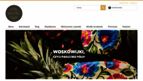 What Miodykrupiec.pl website looked like in 2020 (4 years ago)