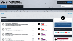 What M-premiumki.pl website looked like in 2020 (4 years ago)
