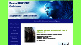 What Magnetiseur-pascal-roziere.com website looked like in 2020 (4 years ago)