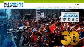 What Marathon-hannover.de website looked like in 2020 (4 years ago)