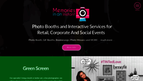 What Memoriesinaninstant.com website looked like in 2020 (4 years ago)