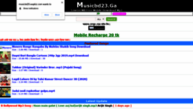 What Musicbd25.wapkiz.com website looked like in 2020 (4 years ago)
