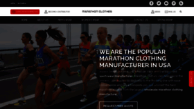 What Marathonclothes.com website looked like in 2020 (4 years ago)