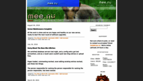 What Mee.nu website looked like in 2020 (4 years ago)