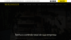 What Mercosistem.com.br website looked like in 2020 (4 years ago)