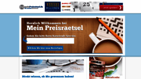 What Meinpreisraetsel.de website looked like in 2020 (4 years ago)
