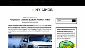 What Mylimos.ca website looked like in 2020 (4 years ago)