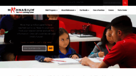 What Mathnasium.com website looked like in 2020 (4 years ago)