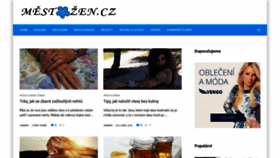 What Mestozen.cz website looked like in 2020 (4 years ago)