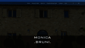 What Monicabruni.org website looked like in 2020 (4 years ago)