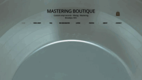 What Masteringboutique.com website looked like in 2020 (4 years ago)