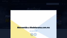 What Modelorama.com.mx website looked like in 2020 (4 years ago)