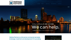 What Mathiaspartners.com website looked like in 2020 (4 years ago)