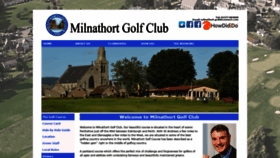 What Milnathortgolfclub.co.uk website looked like in 2020 (4 years ago)