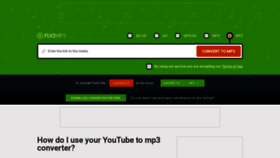 What M.flv2mp3.org website looked like in 2020 (4 years ago)