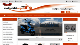 What Motosikletsepeti.com website looked like in 2020 (4 years ago)