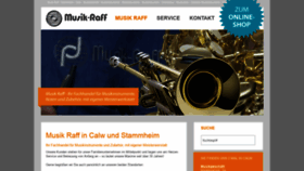 What Musik-raff.de website looked like in 2020 (4 years ago)