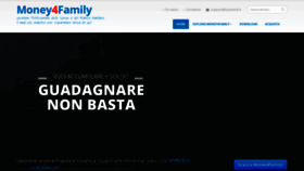 What Money4family.it website looked like in 2020 (4 years ago)