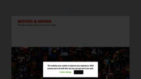 What Moviesandmania.com website looked like in 2020 (4 years ago)