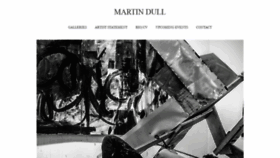 What Martindullart.com website looked like in 2020 (4 years ago)