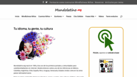 What Mundolatino.org website looked like in 2020 (4 years ago)