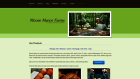 What Moosemanorfarms.com website looked like in 2020 (4 years ago)