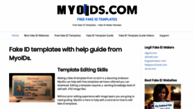 What Myoids.com website looked like in 2020 (4 years ago)