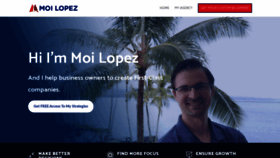 What Moilopez.com website looked like in 2020 (4 years ago)
