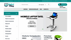 What Medicalitshop.nl website looked like in 2020 (4 years ago)