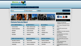 What Macul.cl website looked like in 2020 (4 years ago)