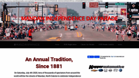 What Mandanparade.com website looked like in 2020 (4 years ago)