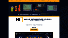 What Marineradiolicense.com website looked like in 2020 (4 years ago)