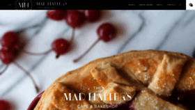 What Madhatterbakeshop.com website looked like in 2020 (4 years ago)