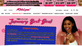 What Mslynnhair.com website looked like in 2020 (4 years ago)