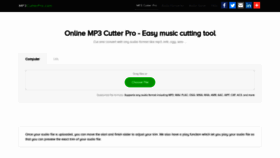 What Mp3cutterpro.com website looked like in 2020 (4 years ago)