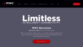 What Mwcbarcelona.com website looked like in 2020 (4 years ago)