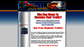 What Maxtrafficpro.com website looked like in 2020 (4 years ago)