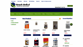 What Mensahmedicalstore.com website looked like in 2020 (4 years ago)