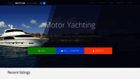 What Motoryachting.com website looked like in 2020 (4 years ago)