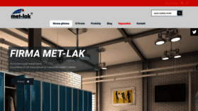 What Met-lak.com.pl website looked like in 2020 (4 years ago)