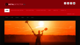 What Metaldetectorsa.co.za website looked like in 2020 (4 years ago)