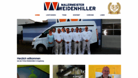 What Malerweidenhiller.de website looked like in 2020 (4 years ago)